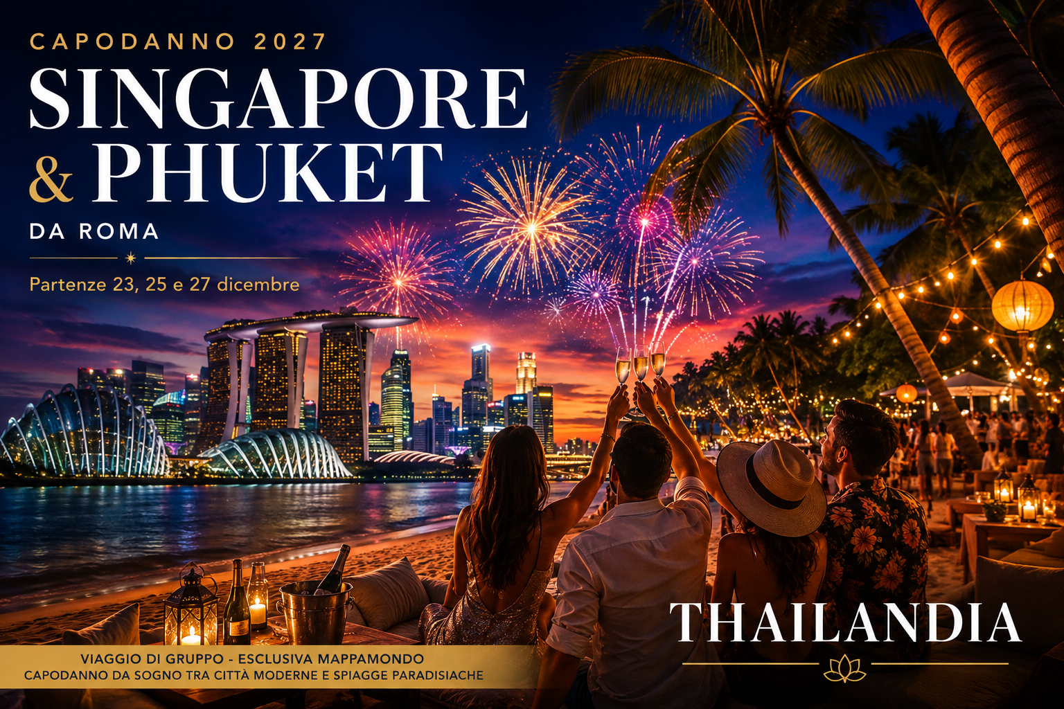 Offerta Capodanno 2027 Singapore e Phuket: Metropoli Futuristica e Mare della Thailandia