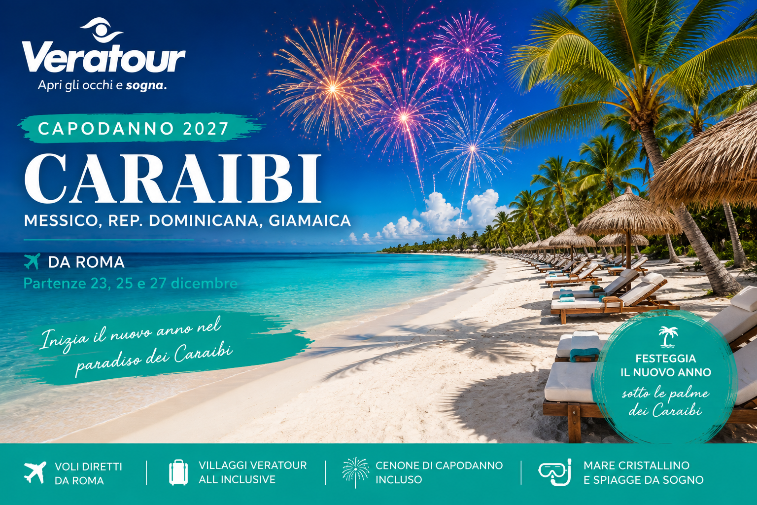 Offerte Natale e Capodanno ai Caraibi con Veratour