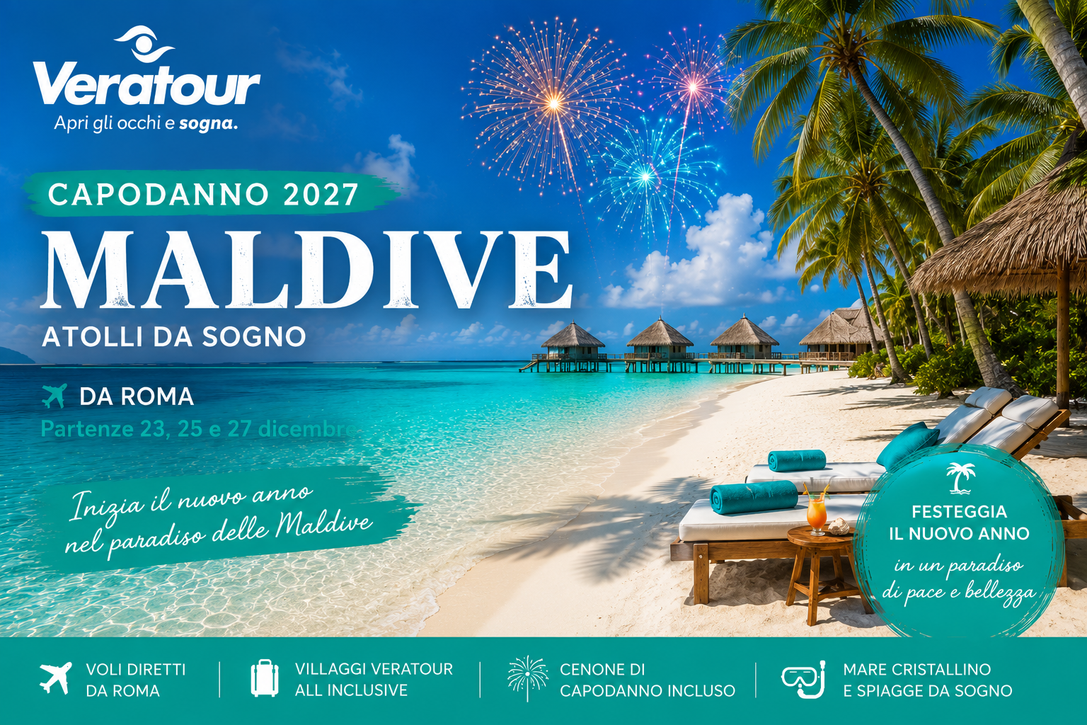 Offerte Natale e Capodanno alle Maldive con Veratour