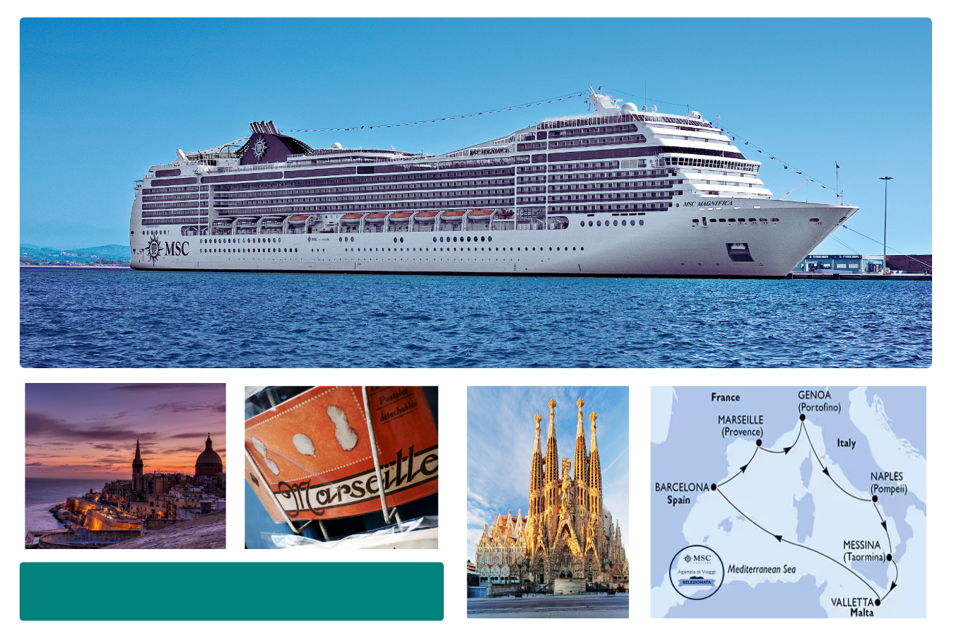 Offerta Crociera MSC Magnifica da Genova Malta, Spagna e Francia 7 Notti