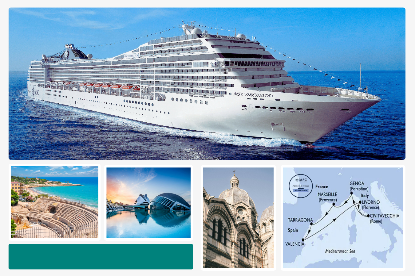 Offerta MSC Orchestra da Civitavecchia: Crociera Mediterraneo Occidentale Estate 2026