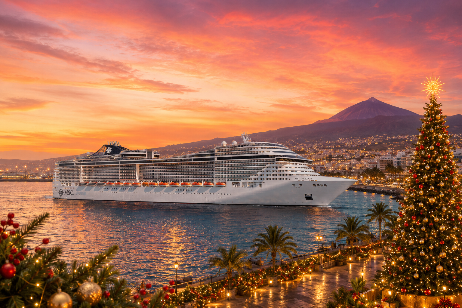 Offerta Crociera di Natale e Capodanno 2026/2027 alle Canarie: MSC Fantasia