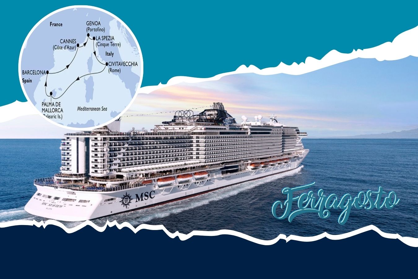 Ferragosto da sogno nel Mediterraneo: MSC Seaview da Genova con Wow Viaggi!