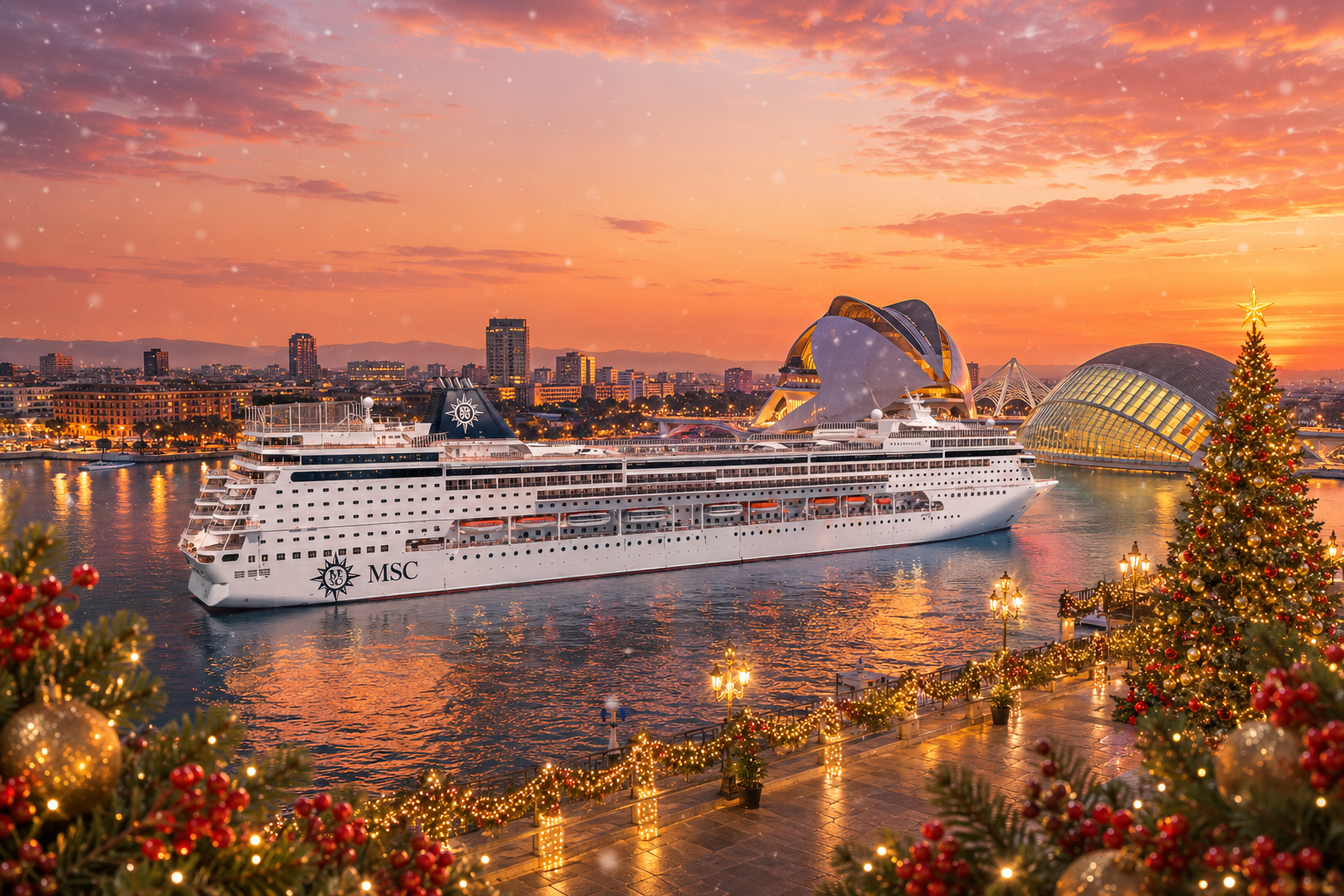 Offerta Crociera di Natale e Capodanno 2026/2027: MSC Sinfonia da Civitavecchia