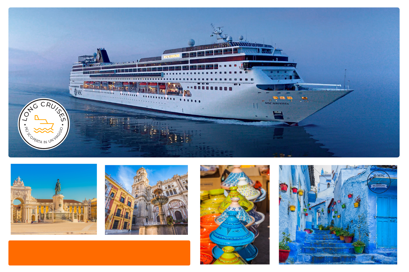 Offerta Crociera MSC Sinfonia Marocco 10 Notti Estate 2027 da Civitavecchia