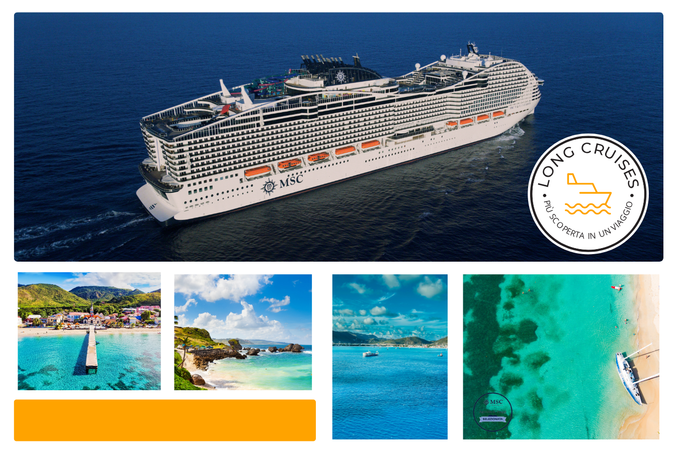 Offerta Crociera MSC World Europa alle Antille 14 Notti ai Caraibi, Volo Incluso