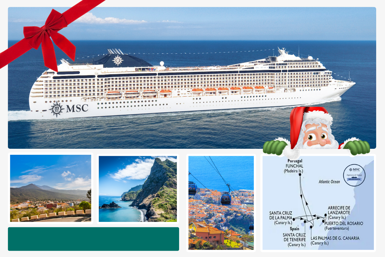 Offerta Crociera Natale, Capodanno ed Epifania in crociera alle Canarie: MSC Musica Wow Viaggi