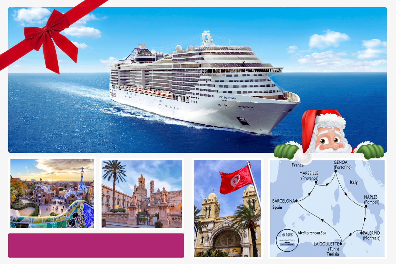Offerte speciali Natale e Capodanno MSC Splendida: partenza da Palermo per un Mediterraneo da sogno